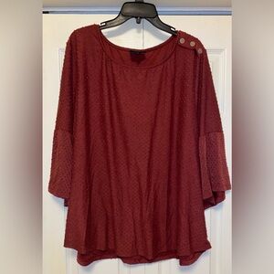 Dress top ( Rust color)